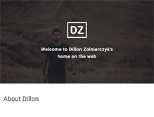 Tablet Screenshot of dillonzed.com